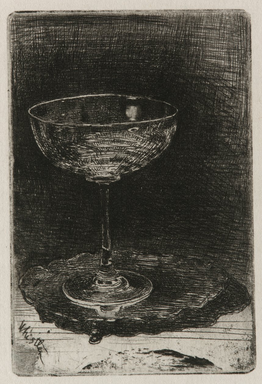 Şarap Kadehi, 1858. by James Abbott McNeill Whistler