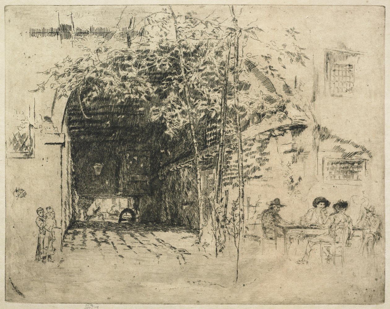 Feribot, No. 2. by James Abbott McNeill Whistler