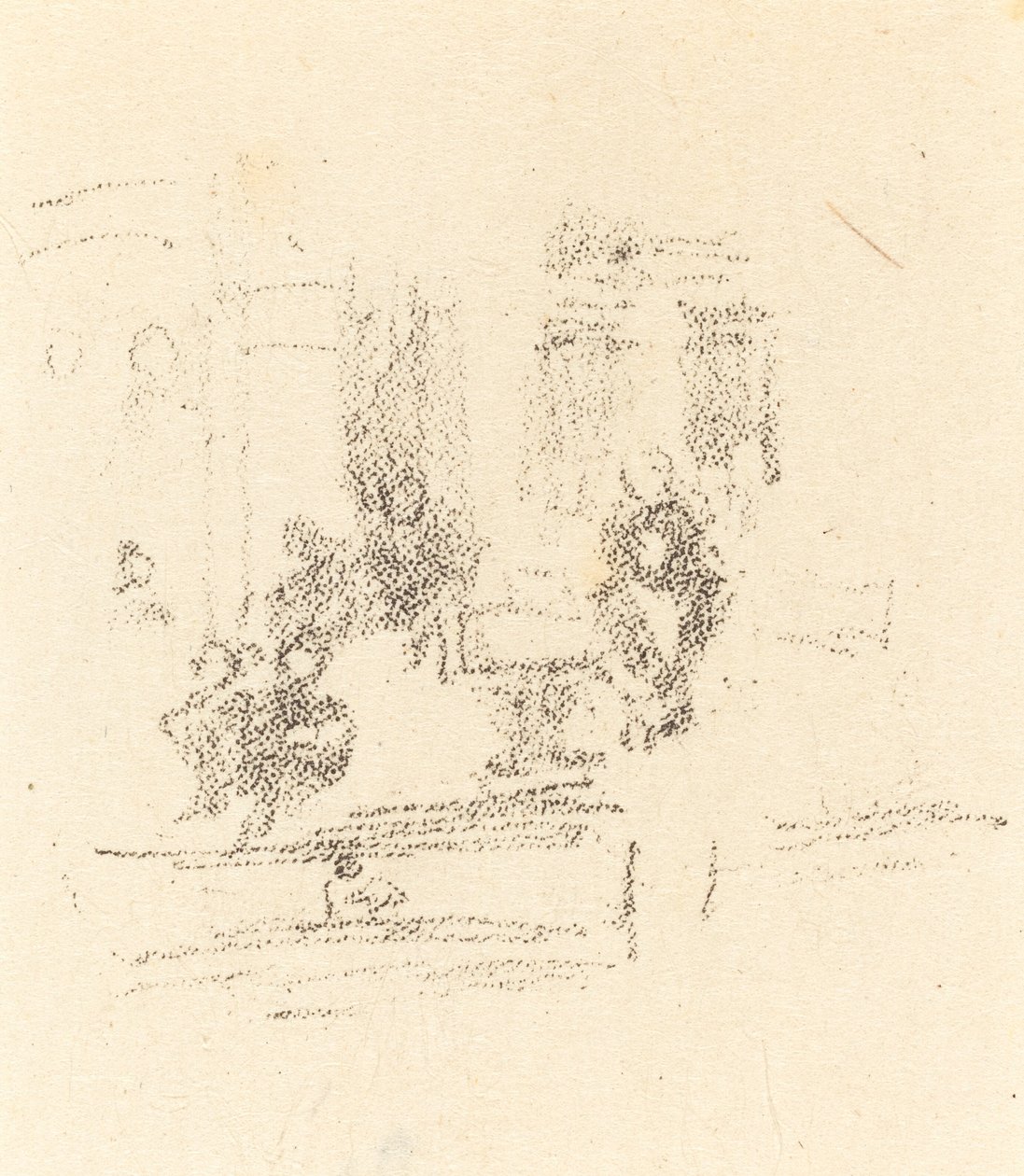 Deneme Kroki: Bir İç Mekan, c. 1891. by James Abbott McNeill Whistler