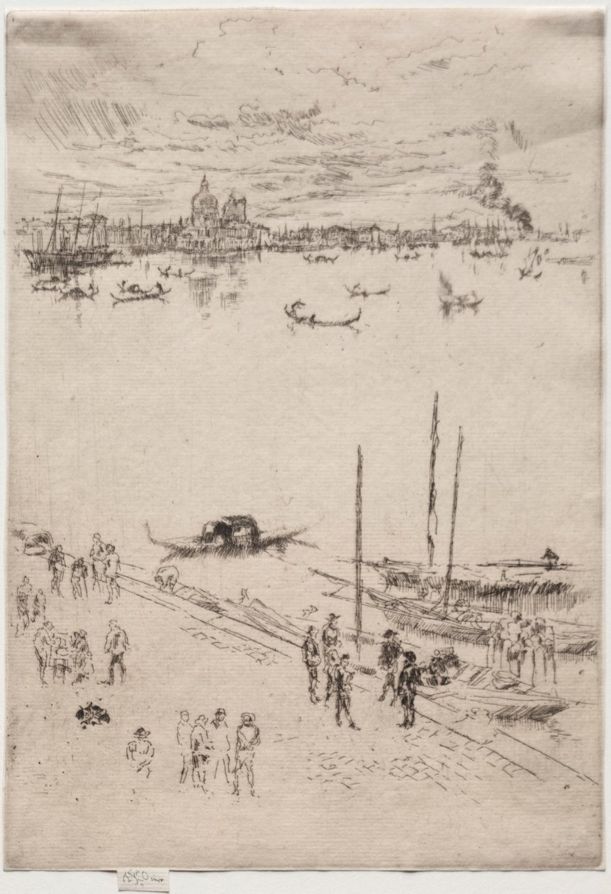 Dikey Venedik. by James Abbott McNeill Whistler