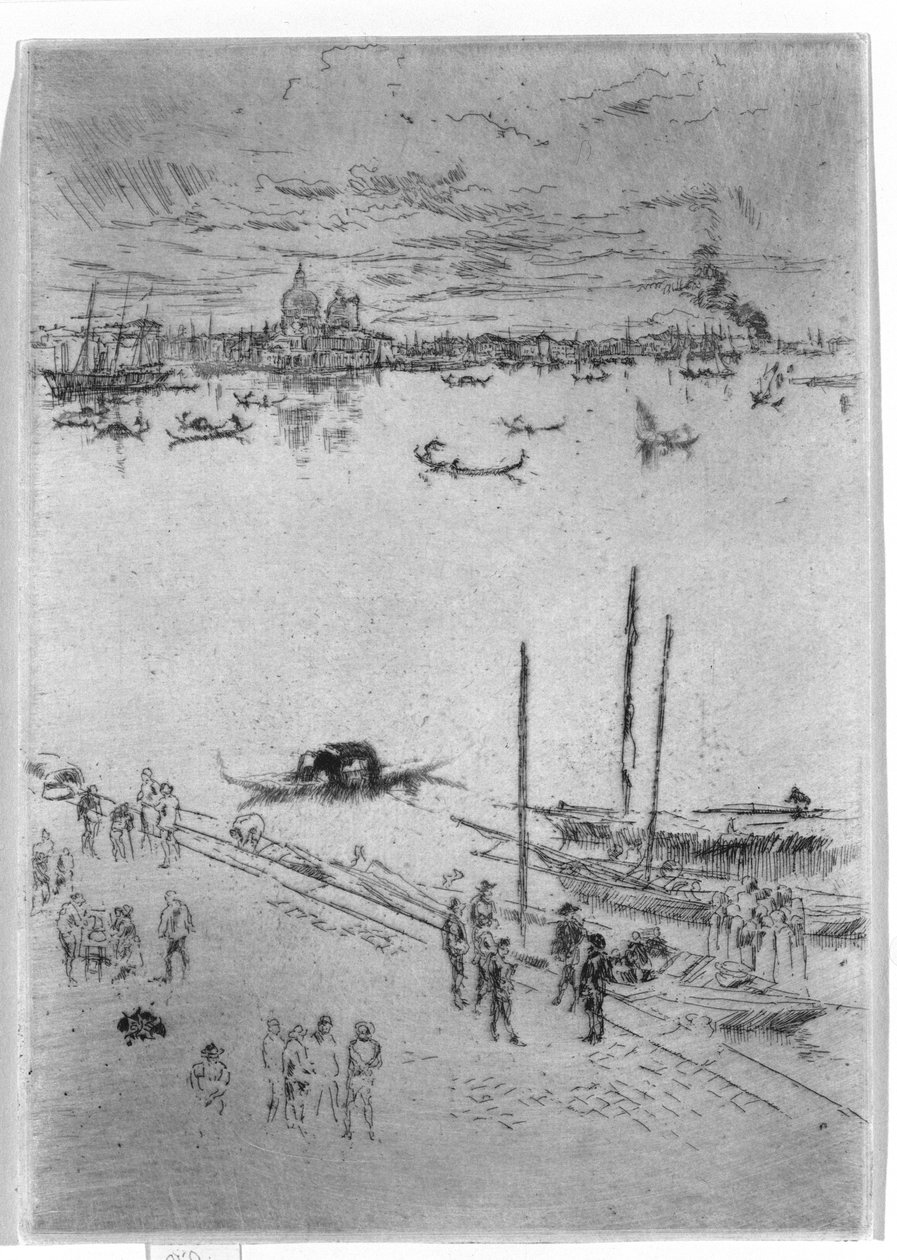 Dikey Venedik, 1879-80 by James Abbott McNeill Whistler