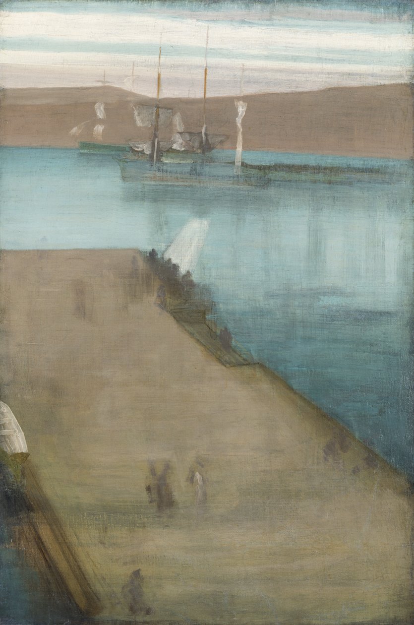 Valparaiso Limanı, 1866. by James Abbott McNeill Whistler