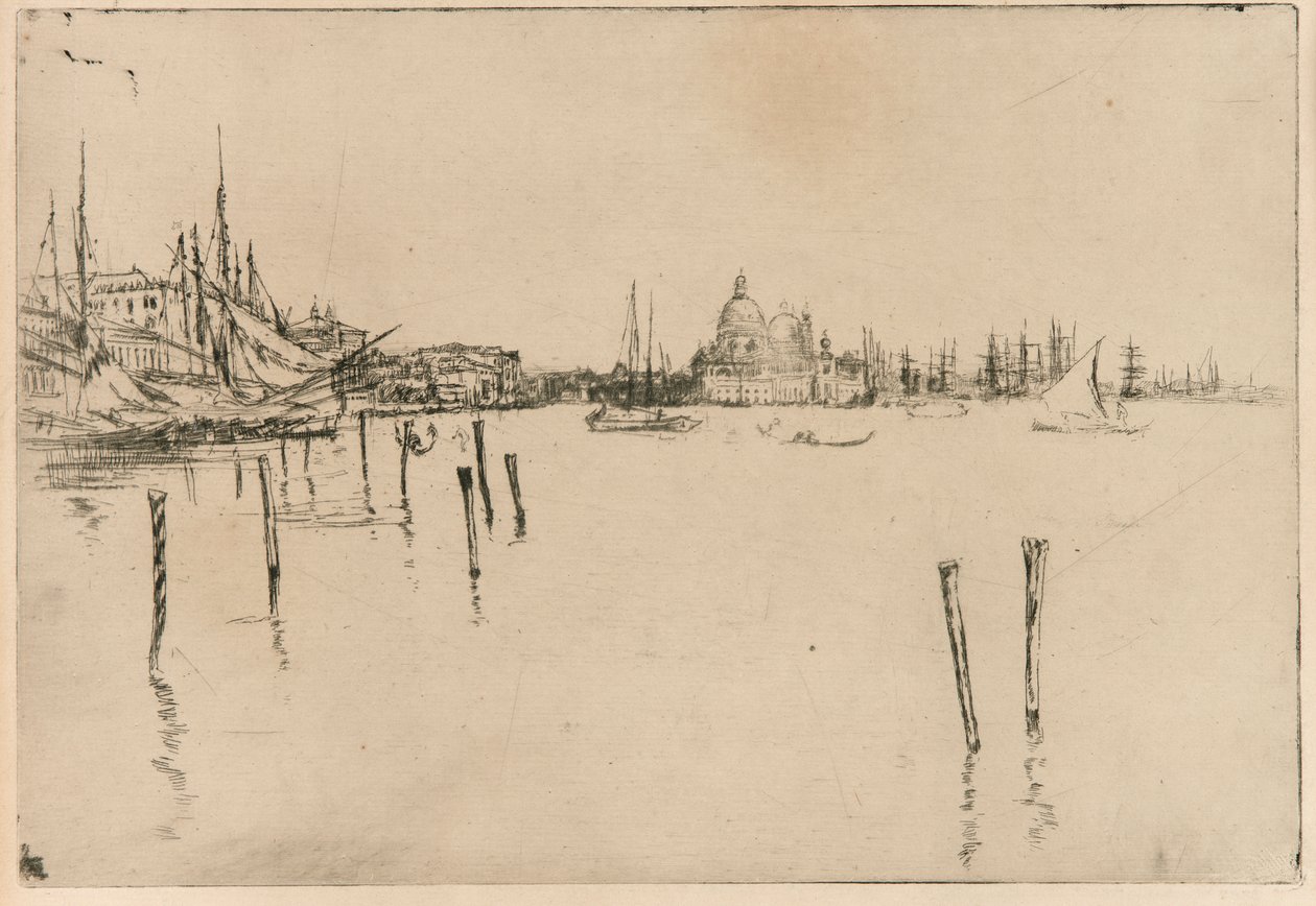 Venedik, 1879-1880. by James Abbott McNeill Whistler