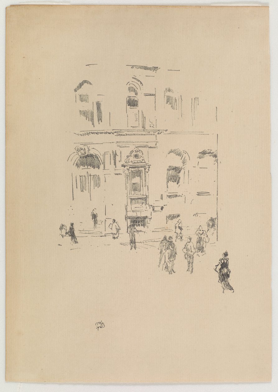 Victoria Kulübü, 1879 ve 1887. by James Abbott McNeill Whistler