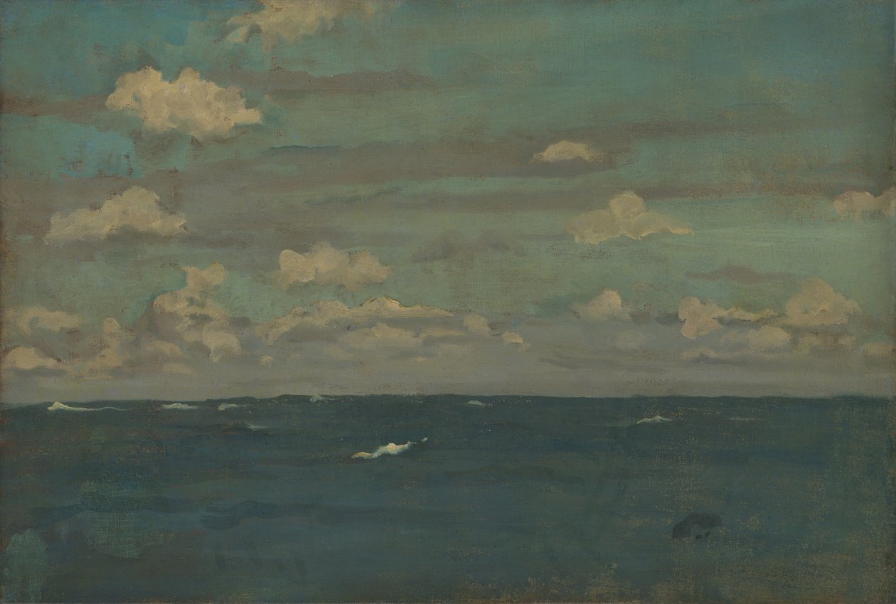 Menekşe ve Gümüş - Derin Deniz, 1893. by James Abbott McNeill Whistler