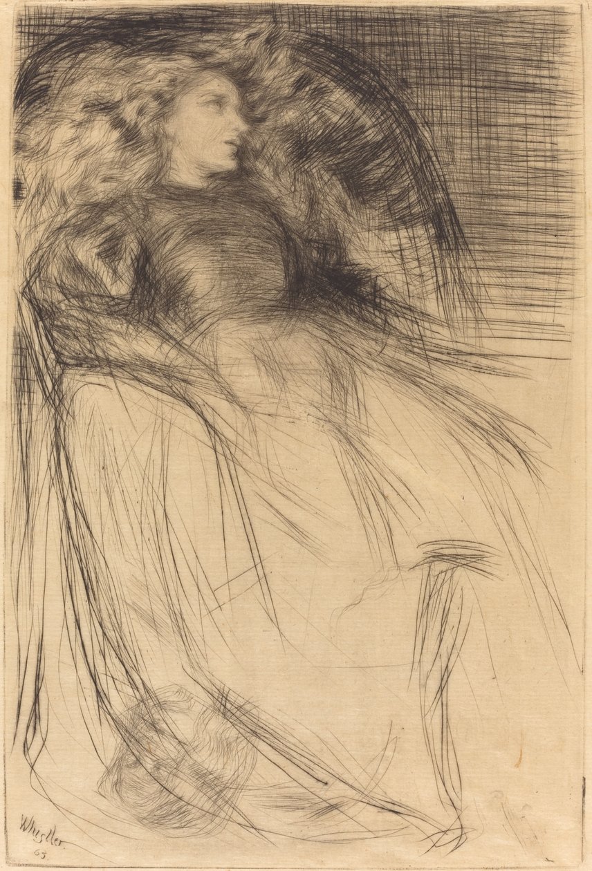 Yorgun, 1863. by James Abbott McNeill Whistler