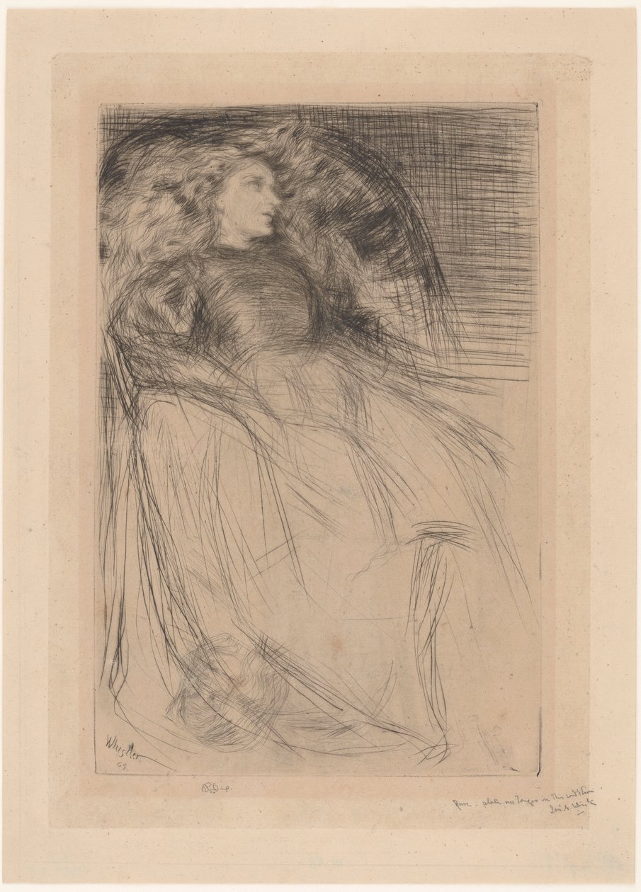 Yorgun, 1863. by James Abbott McNeill Whistler