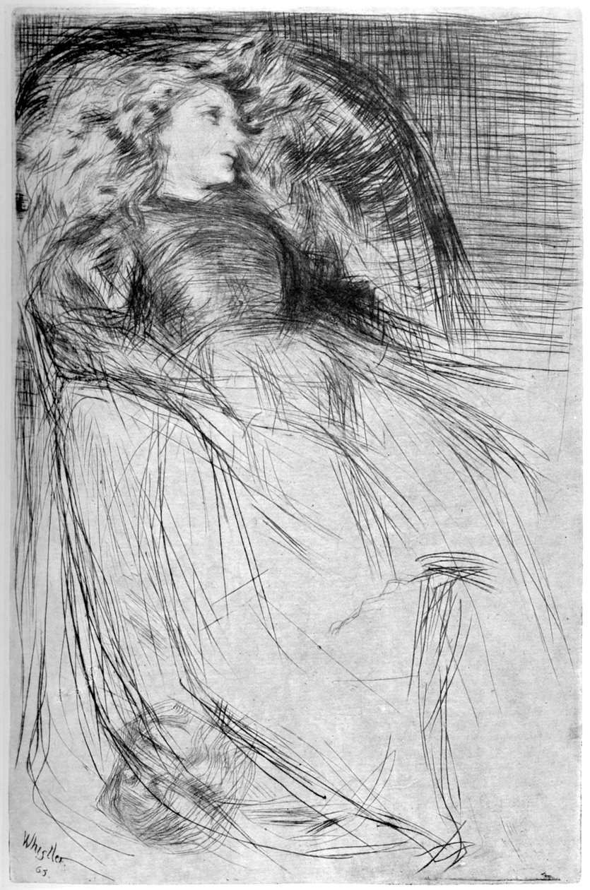 Yorgun, 1863 1904. by James Abbott McNeill Whistler