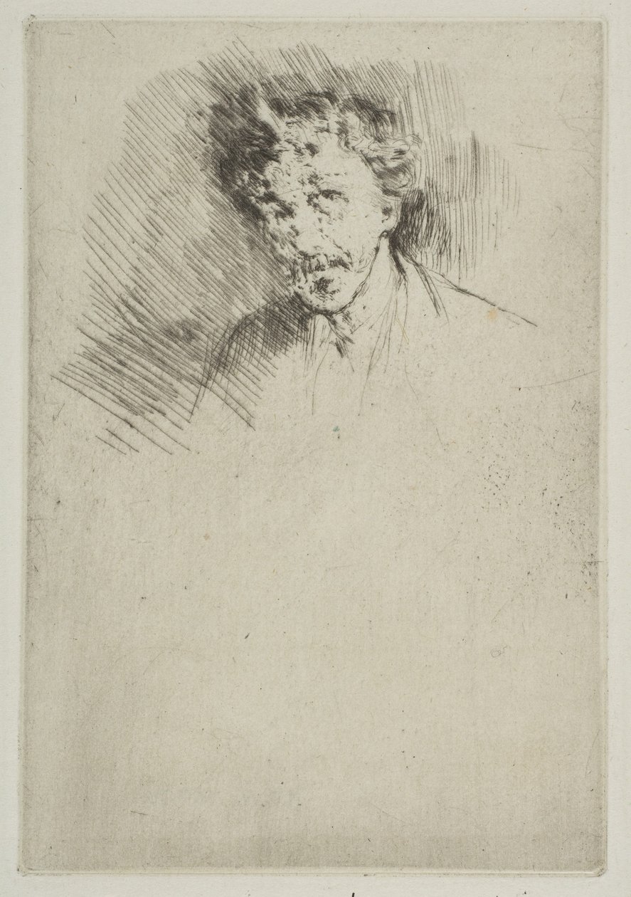 Beyaz Kilitli Whistler, 1879. by James Abbott McNeill Whistler