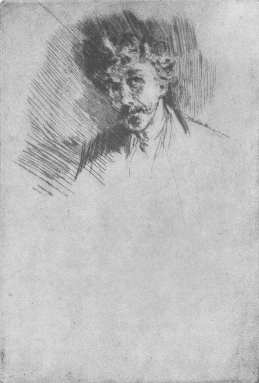 Beyaz Kilitli Whistler, 1879, 1904 by James Abbott McNeill Whistler
