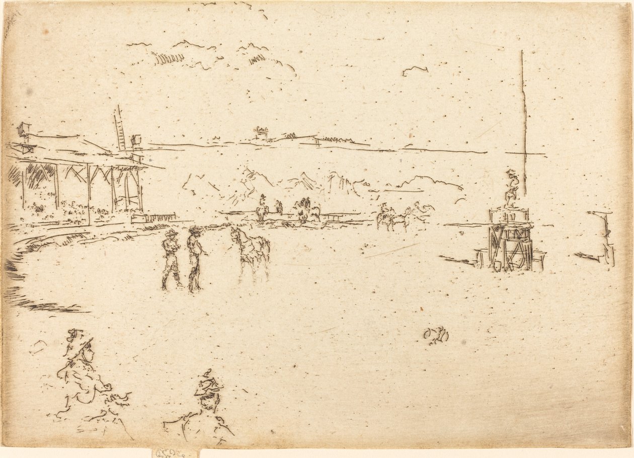 Vahşi Batı, Buffalo Bill, 1887. by James Abbott McNeill Whistler