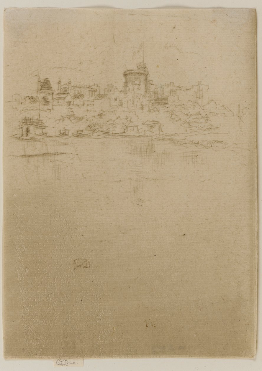 Windsor Anıtı, 1887. by James Abbott McNeill Whistler