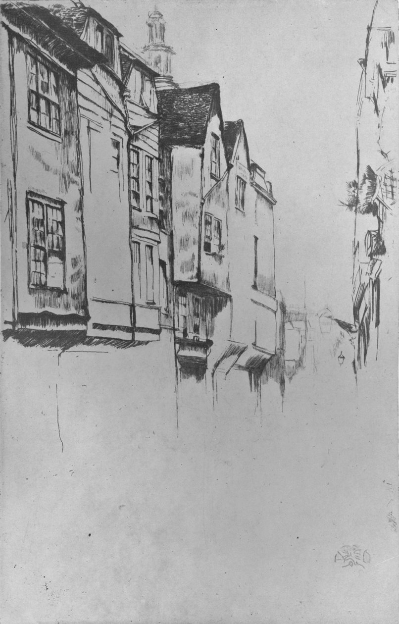 Wych Caddesi, 1877, 1904 by James Abbott McNeill Whistler