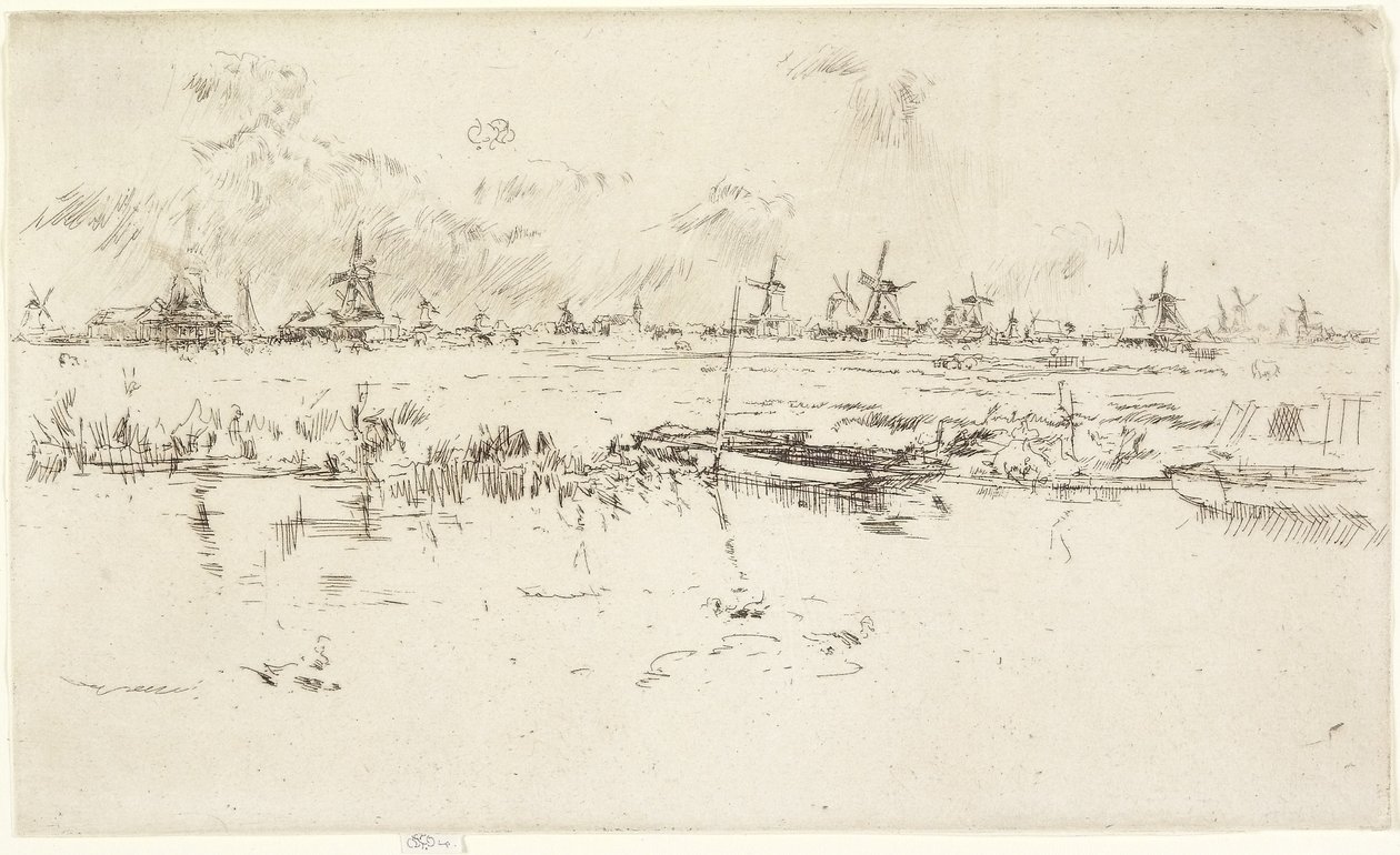 Zaandam, 1889 by James Abbott McNeill Whistler