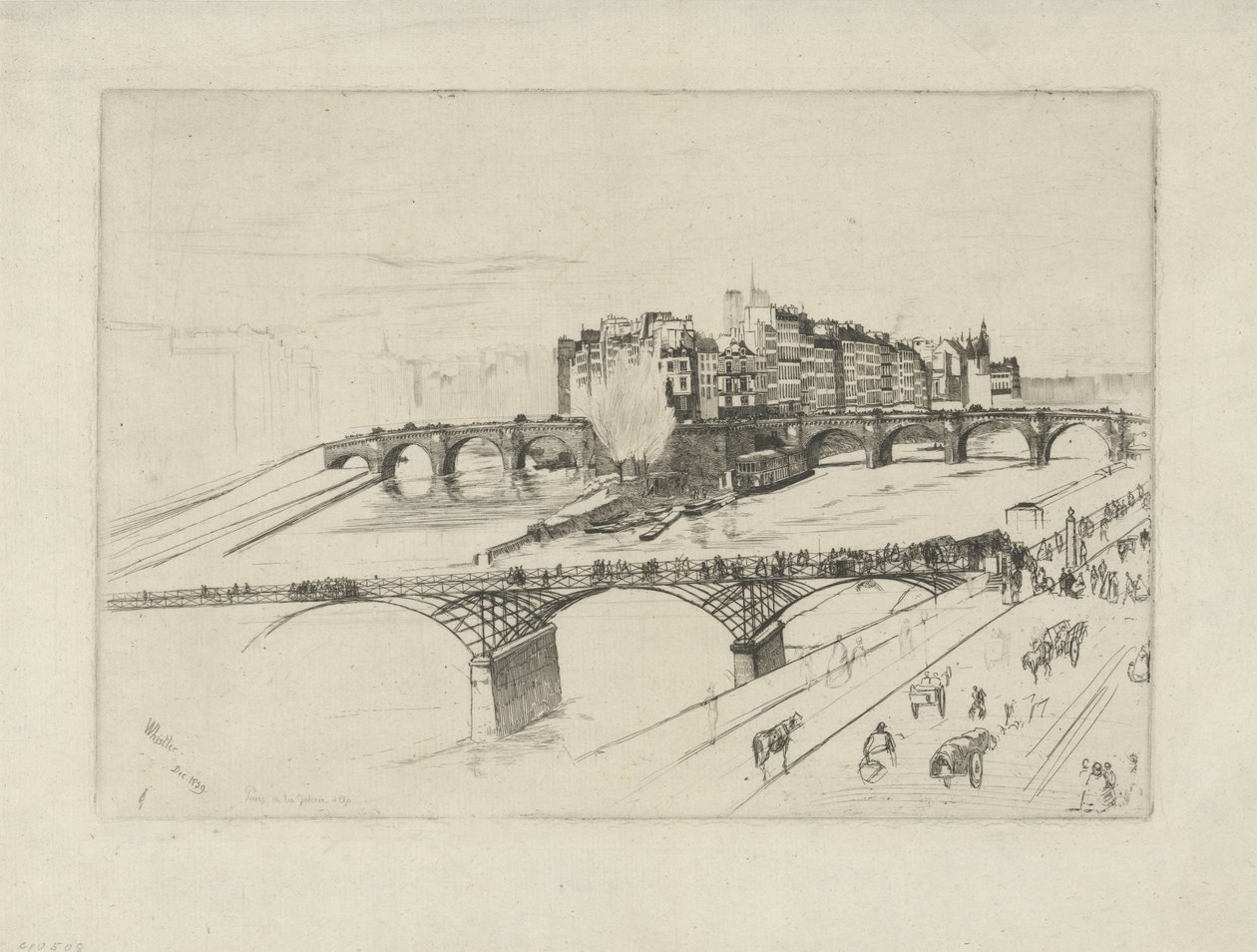 Şehir Adası Şehir Adası, Paris by James Abbott McNeill Whistler