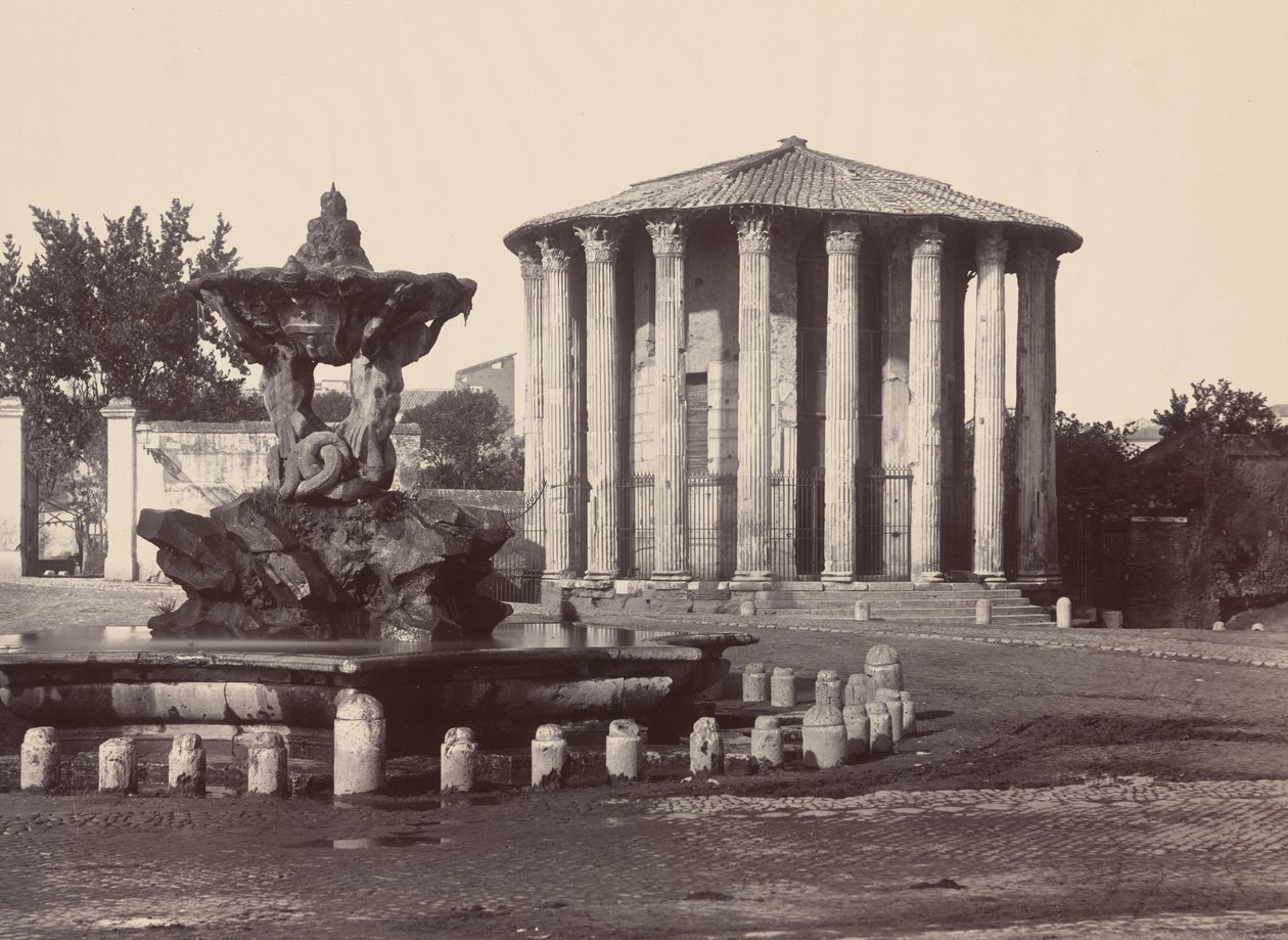 Vesta Tapınağı ve Çeşmesi, Roma by James Anderson