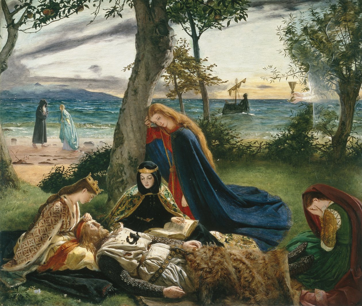 Arthur'un ölümü by James Archer