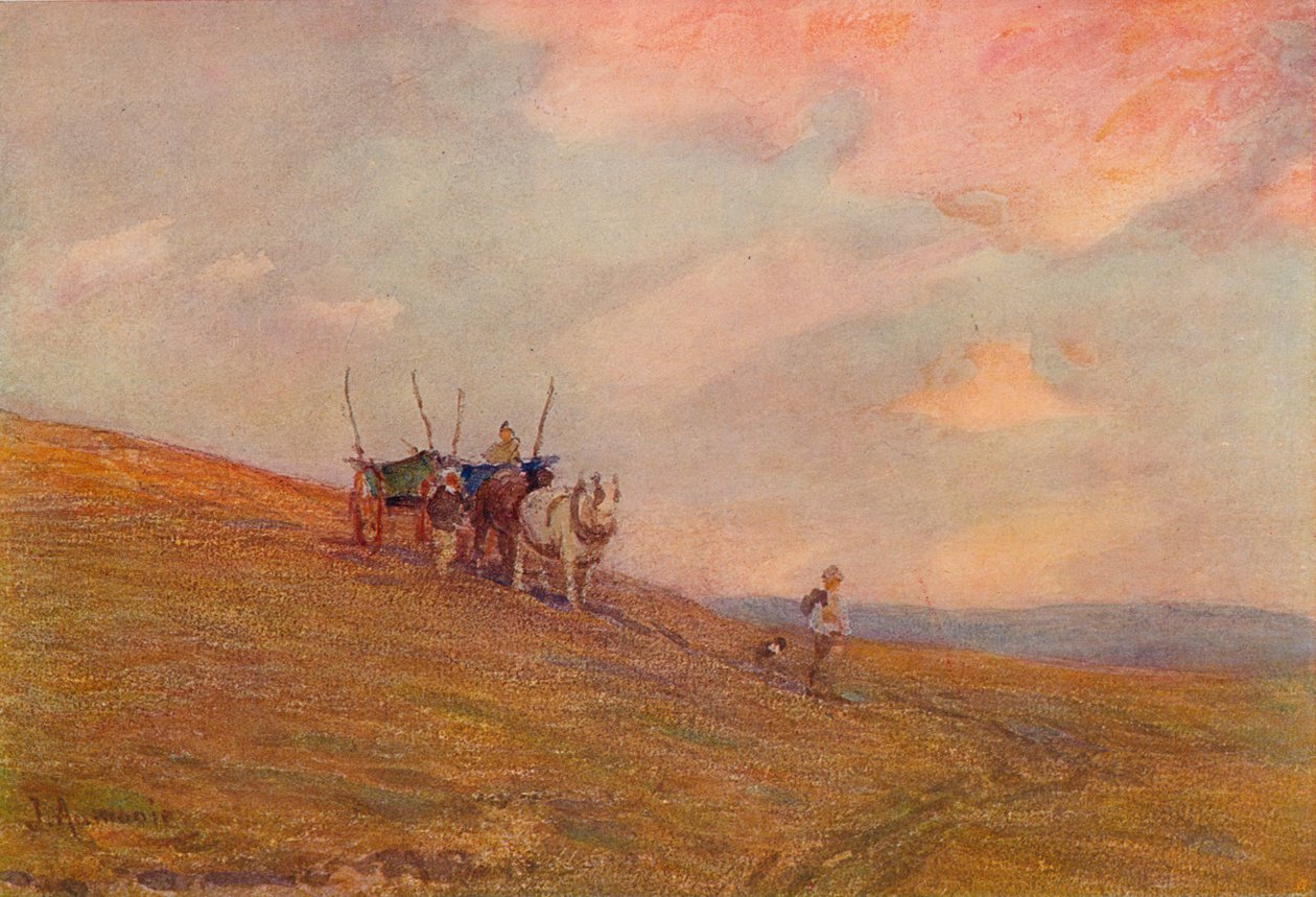 Harting Yakınlarındaki Downs On, c1870-1906, 1906. by James Aumonier