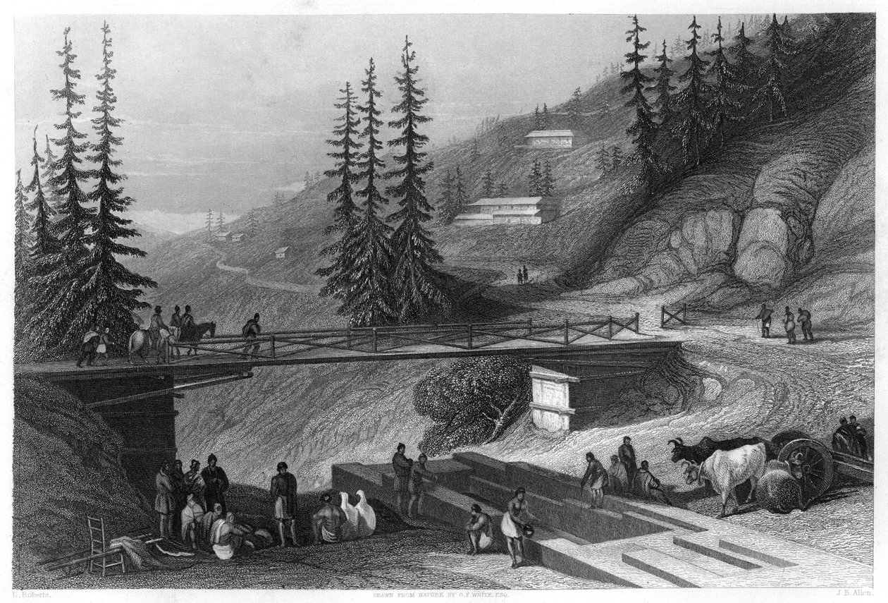 Simla, Hindistan, c1860. by James B. Allen