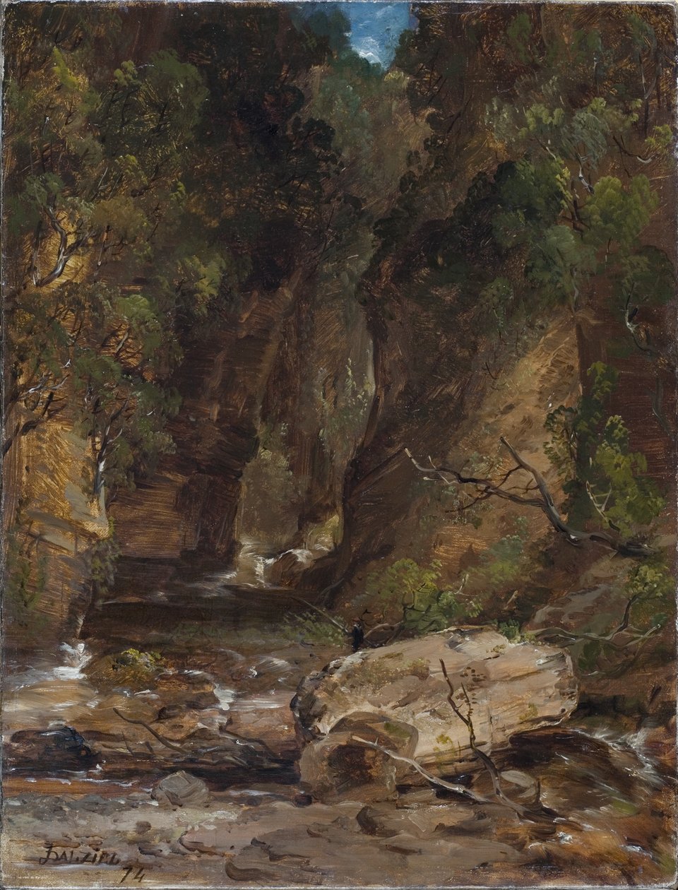 Dere ile Kayalar ve Ağaçlar by James B. Dalziel