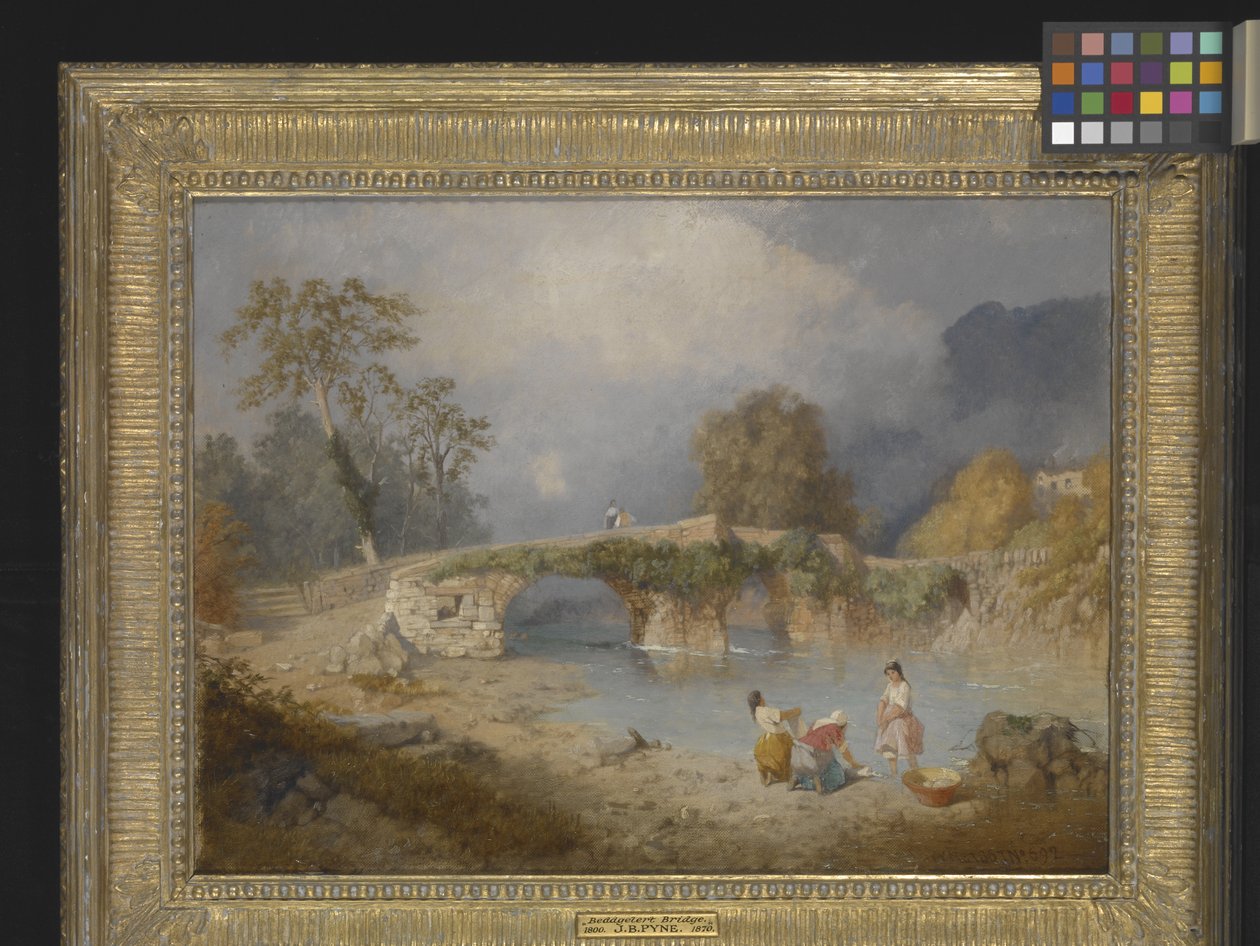Clearing Up For Fine Weather, Beddgelert, Kuzey Galler (tuval üzerine yağlıboya) by James Baker Pyne