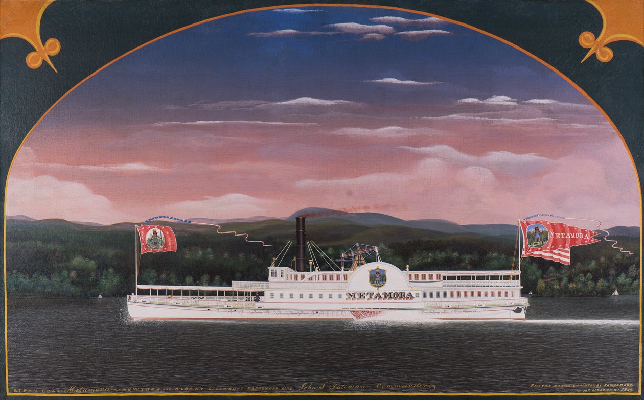 Kürek Vapuru Metamora, 1859 by James Bard