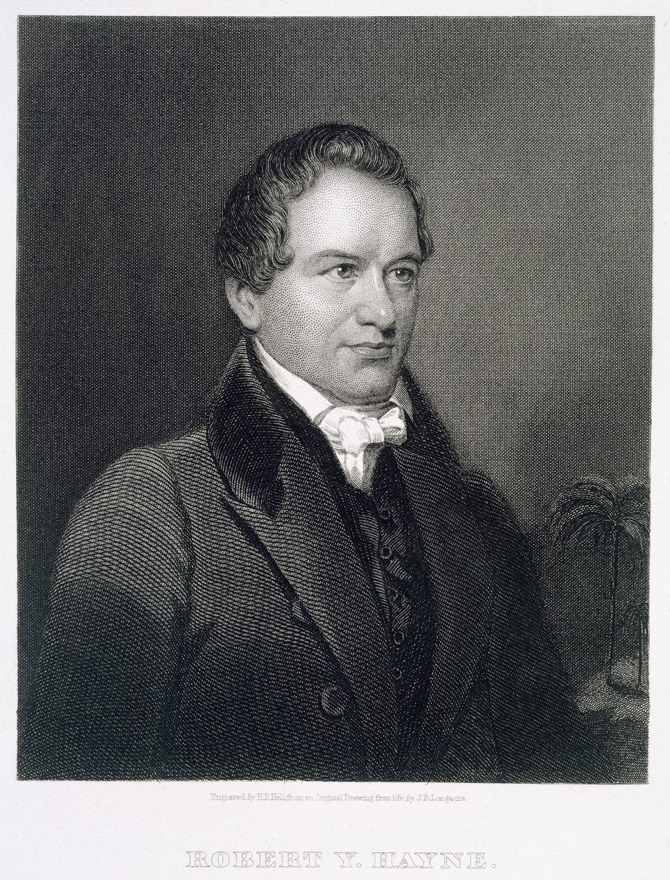 Robert Young Hayne (1791-1841), Henry Bryan Hall (1808-84) tarafından oyulmuş by James Barton Longacre