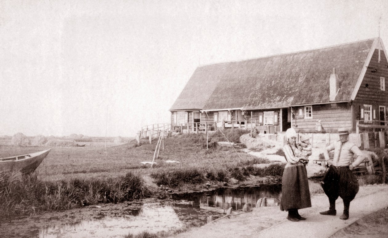 Marken Adası sakinleri, Hollanda, 1898. by James Batkin