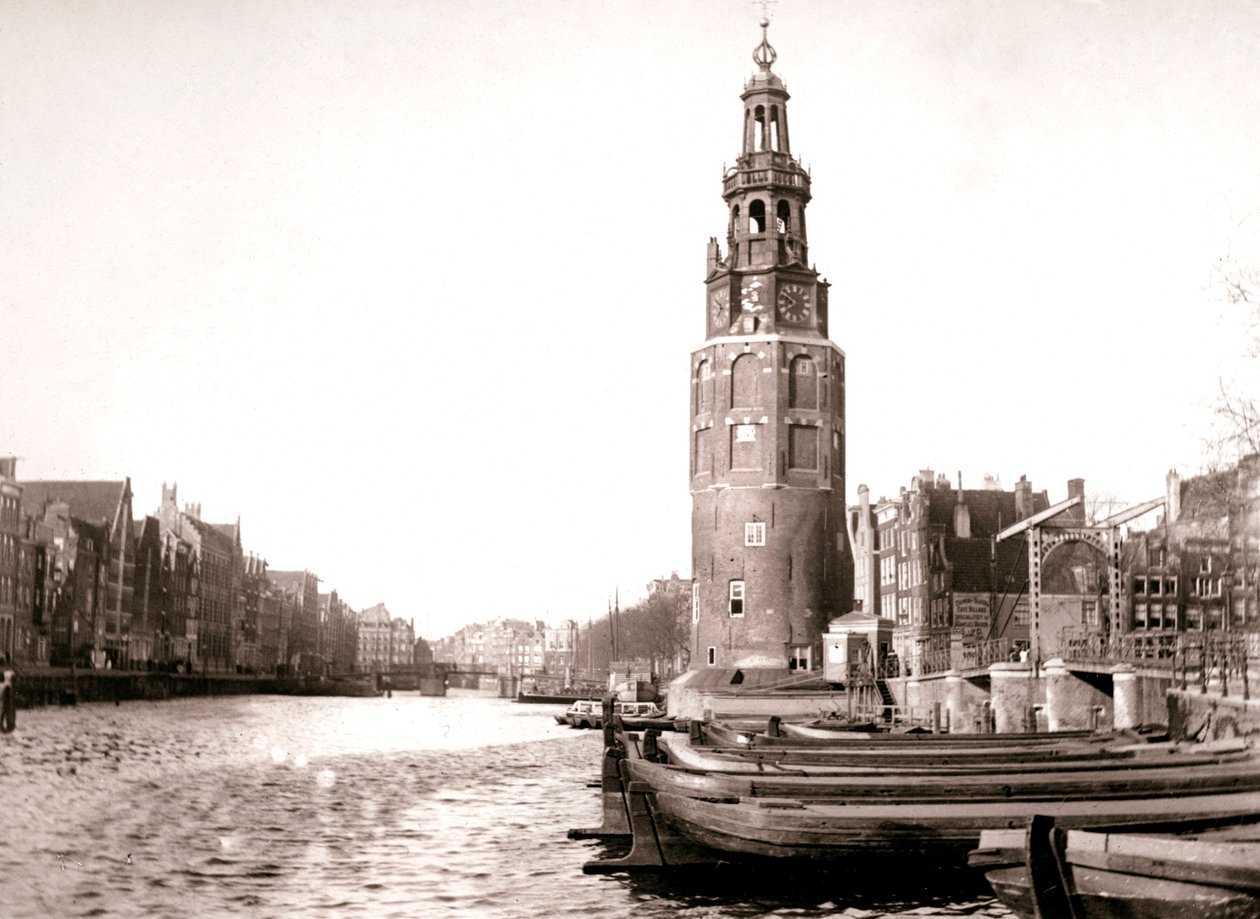 Montelbaanstoren, Amsterdam, 1898. by James Batkin