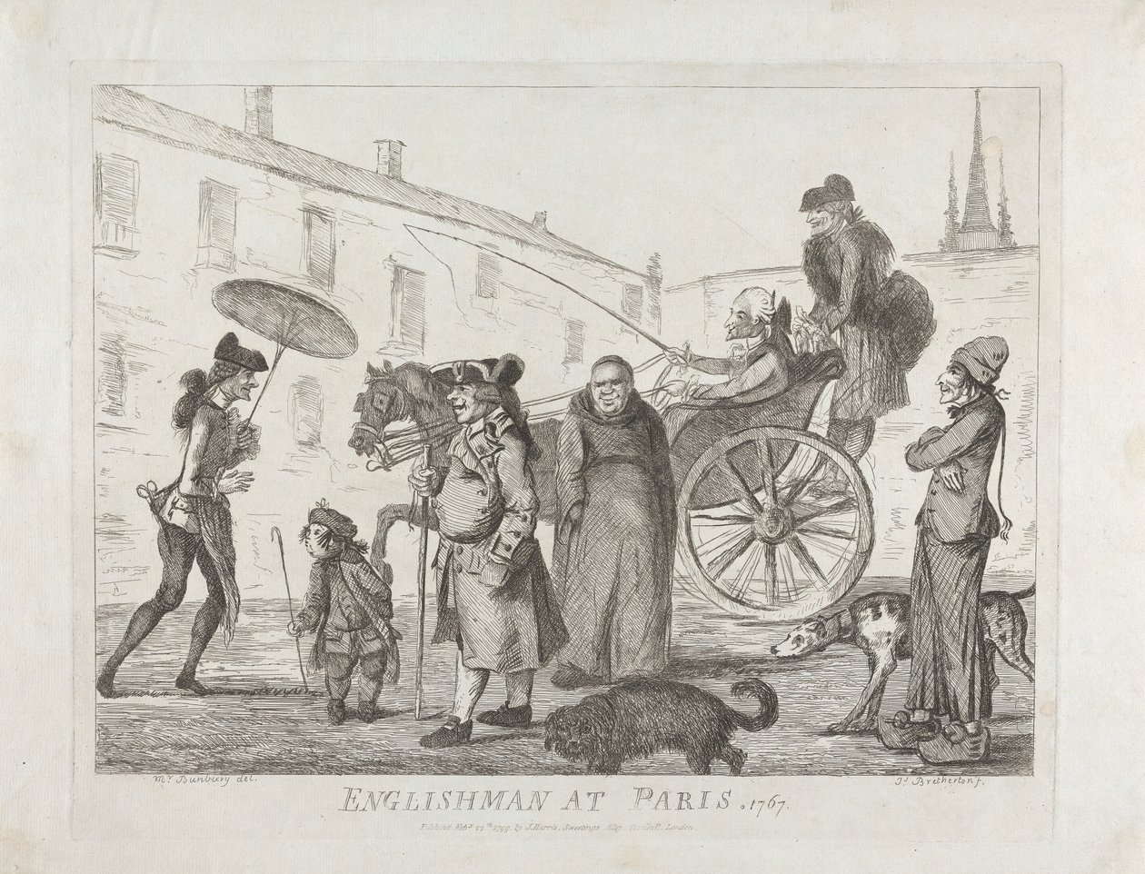 Paris'te bir İngiliz, 1767 by James Bretherton