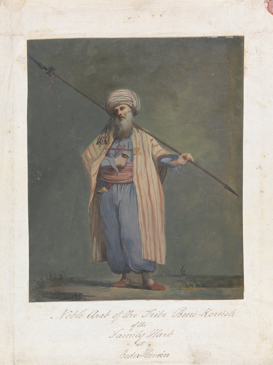 Beder-Hunein'deki Harb Ailesinden Beni-Koreli Kabilesinden Soylu Arap by James Bruce