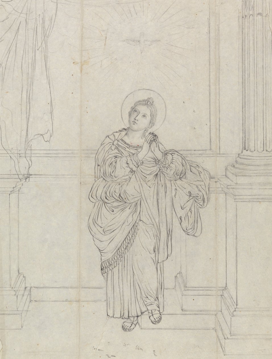 St Agnes (Domenichino'dan sonra) by James Bruce