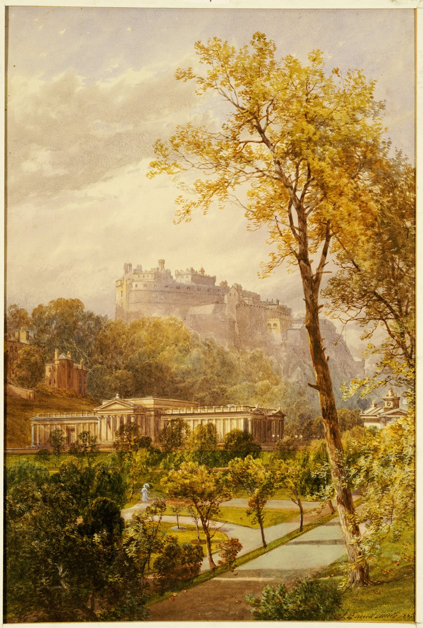 Princes Street Gardens ve National Gallery