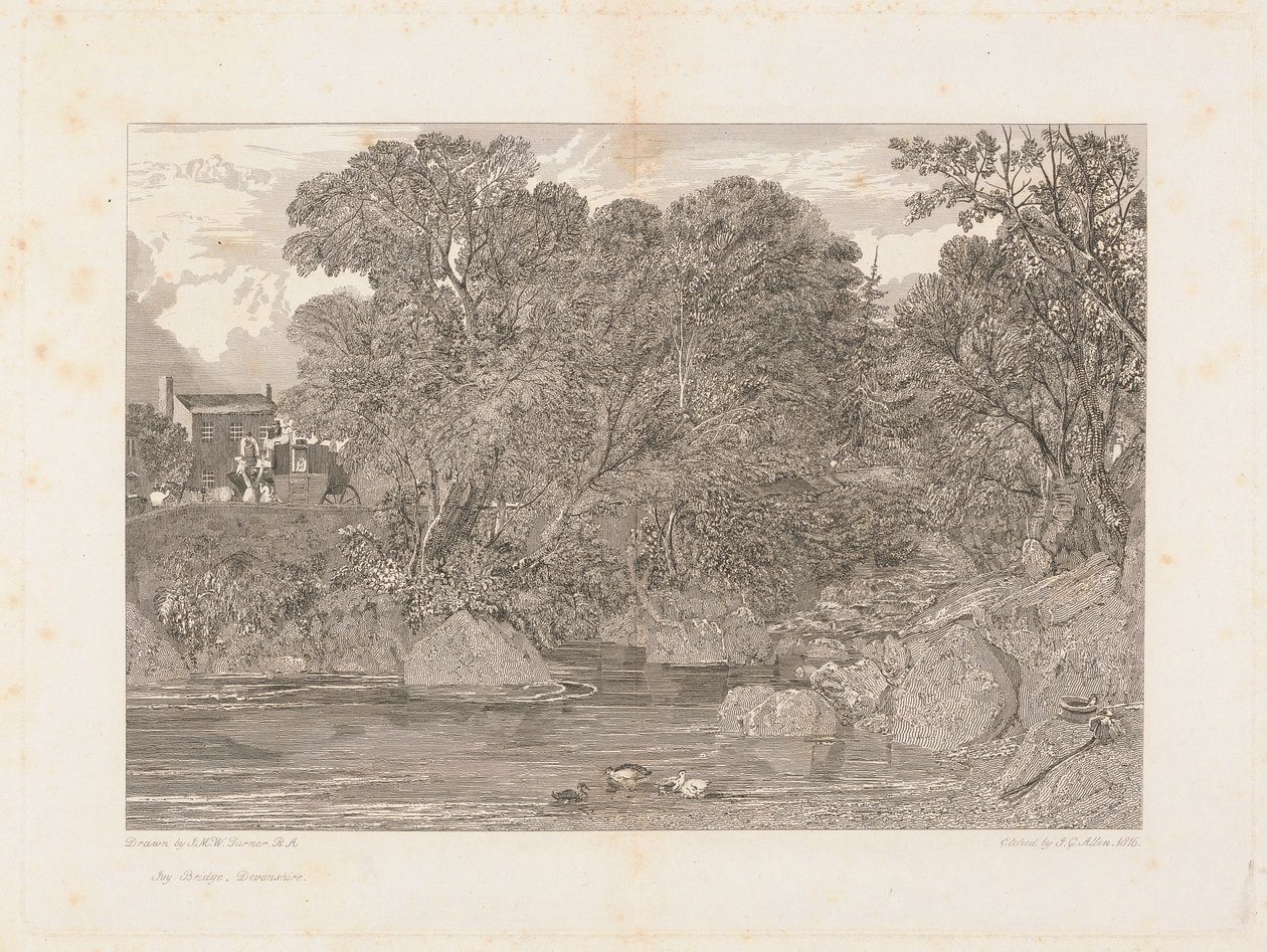 Sarmaşık Köprüsü, Devonshire by James C. Allen