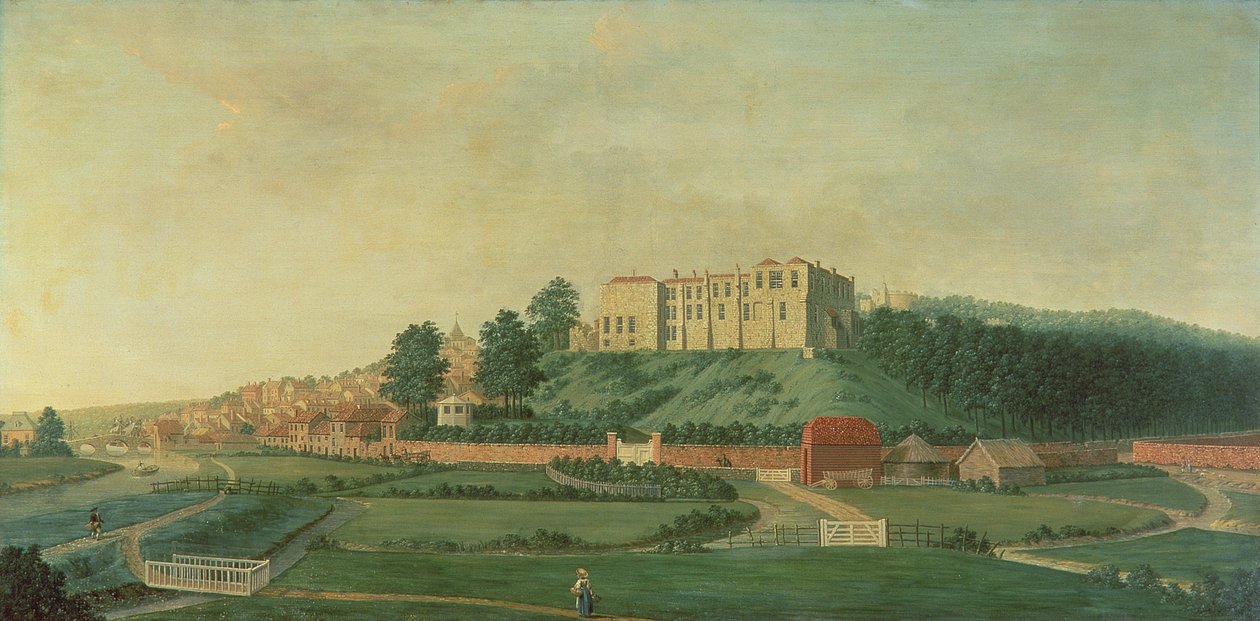 Doğudan Arundel Kalesi, c.1770 by James Canter