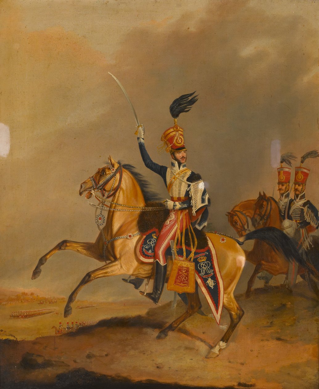 15. Hafif Ejderhalar Subayı (Hussars) by James Canterbury (attrib. to) Pardon