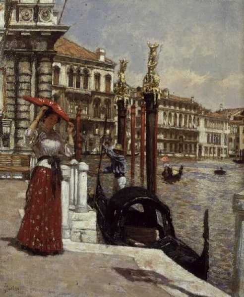 Büyük Kanal üzerinde, Venedik by James Charles