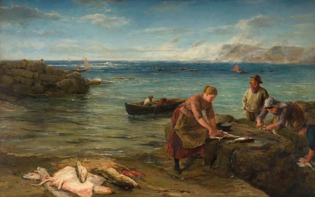 Porth İçin Kahvaltılar, 1907. by James Clarke Hook