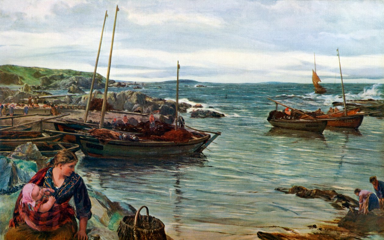 Gelgitli Ev, 1880, 1912. by James Clarke Hook