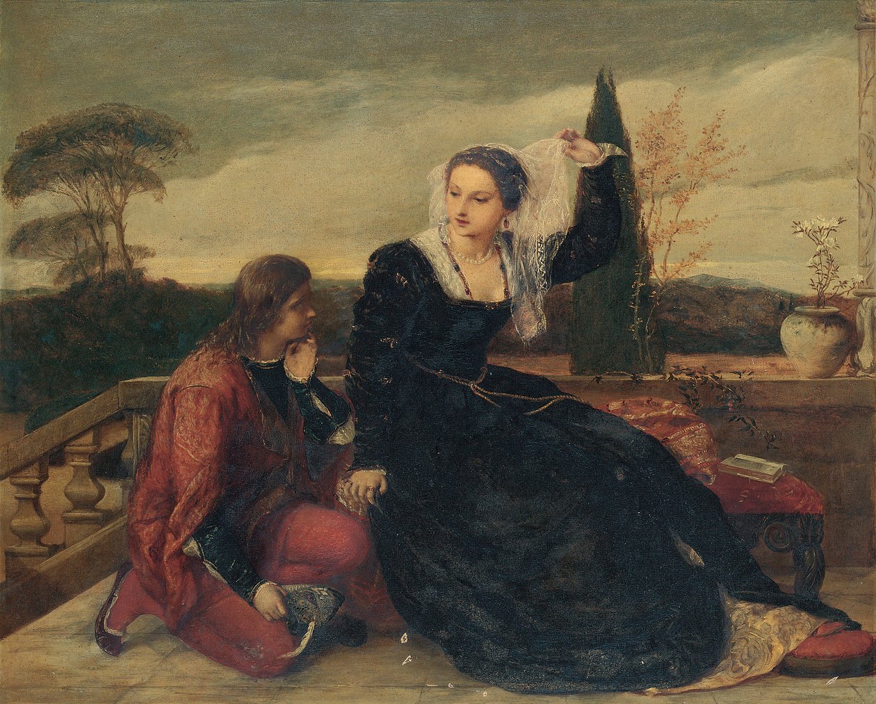 Olivia ve Viola by James Clarke Hook