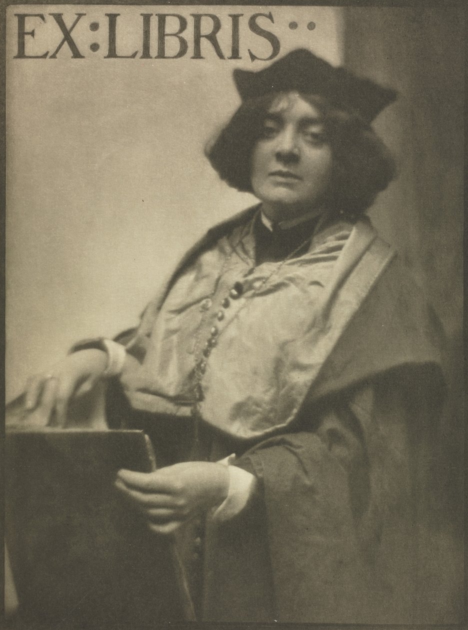 Kamera Çalışması: Eks Libris, 1909. by James Craig Annan