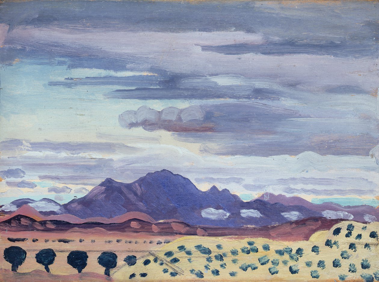 Pirenelerde, c.1911 (panelde yağ) by James Dickson Innes