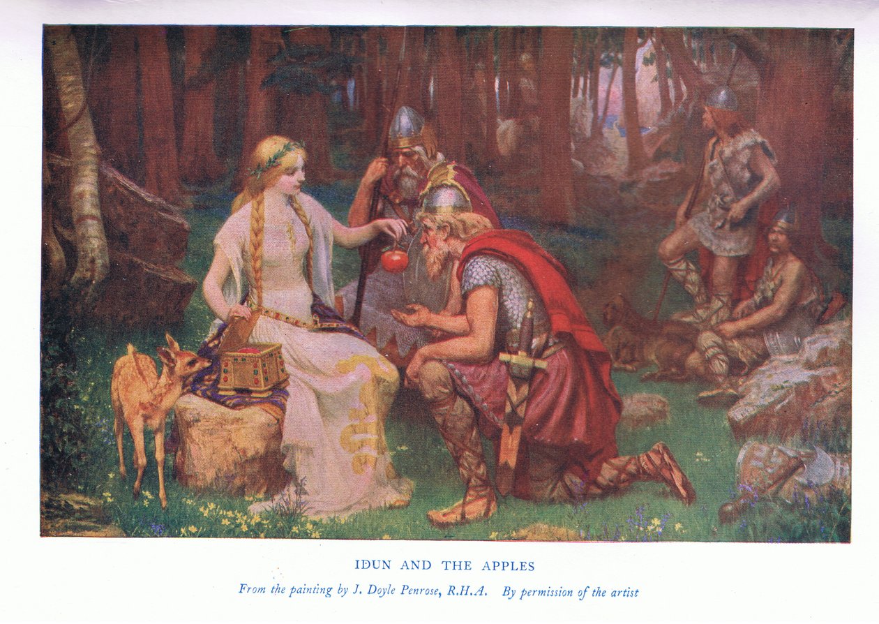 İdun ve elmalar, 1920