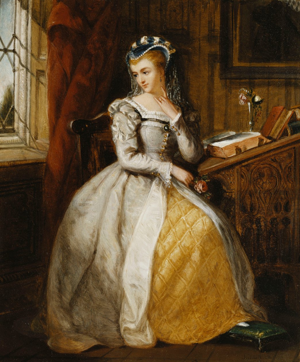 Kütüphanede, 1897 by James Dromgole Linton