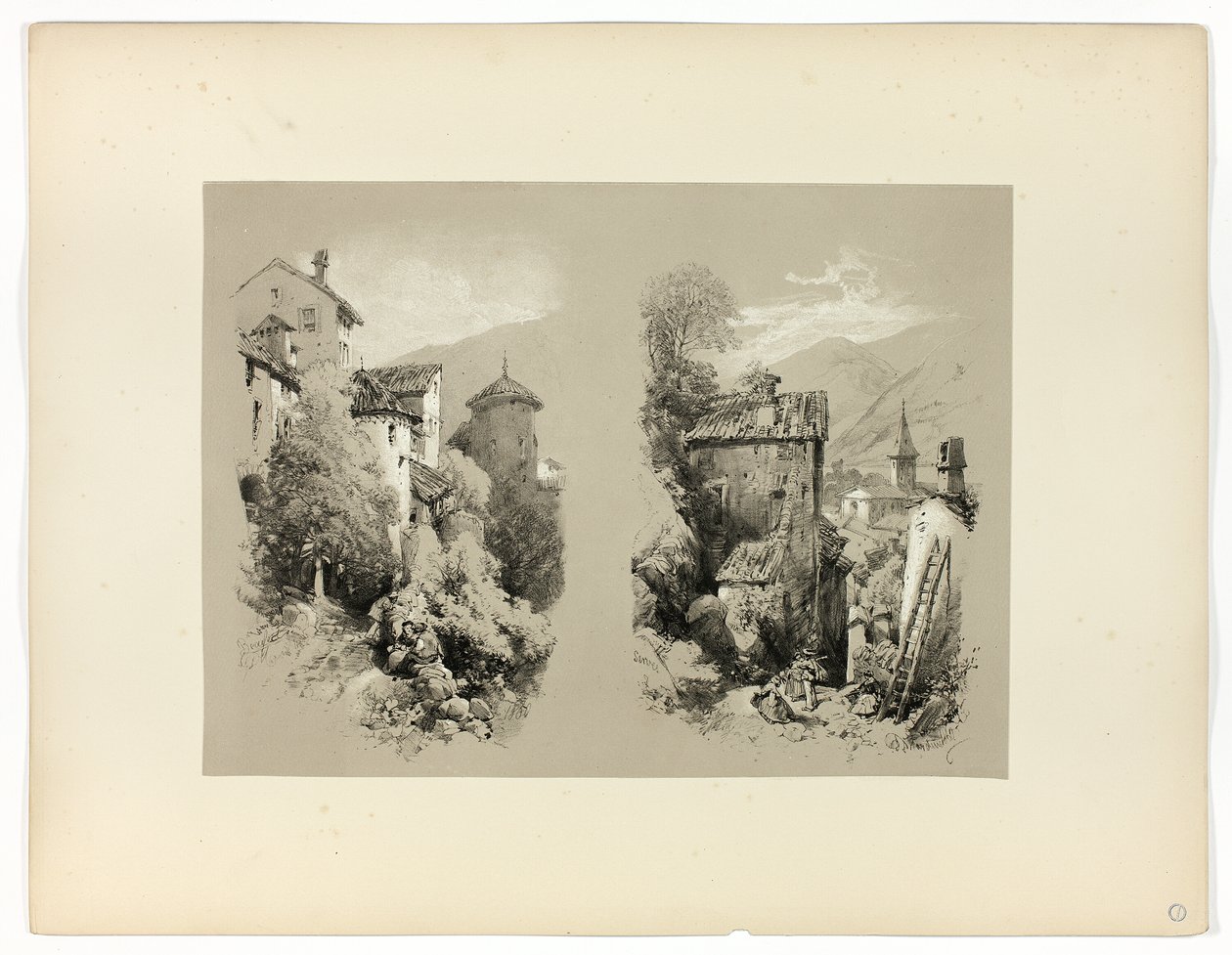 Pitoresk Seçimlerden Beaufort ve Serves by James Duffield Harding