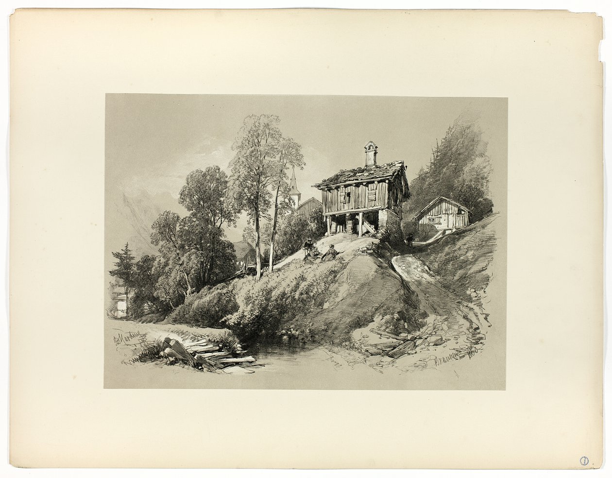 Pitoresk Seçimlerden Brunnen by James Duffield Harding