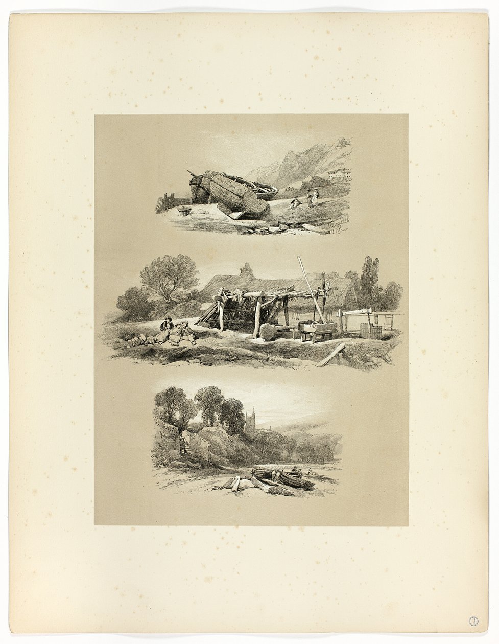 Pitoresk Seçimlerden Mırıltılar by James Duffield Harding