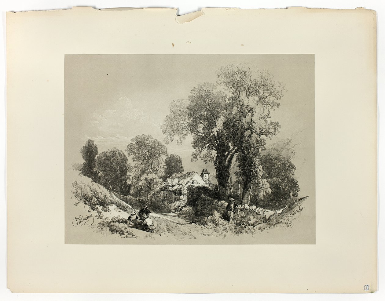 Betws y Coed yakınlarında, IN. Galler, Pitoresk Seçimlerden by James Duffield Harding