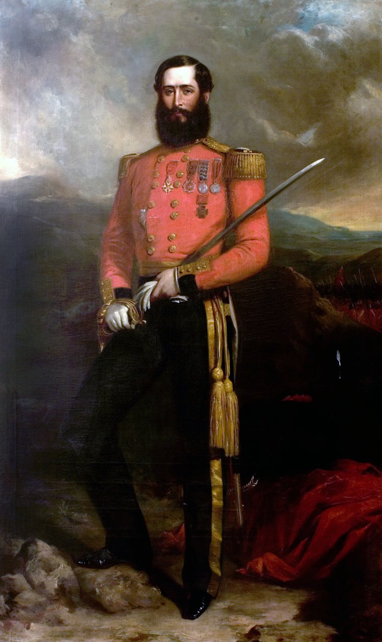 Albay Gerard Littlehales Goodlake, Coldstream Muhafızları, 1857 by James Edgell Collins