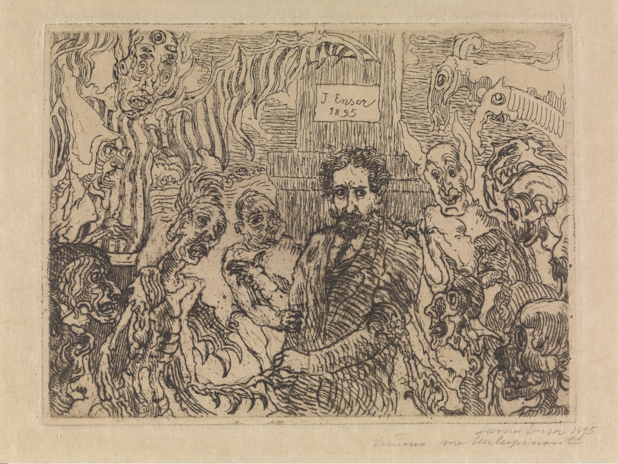 Şeytanlar Benimle Dalga Geçiyor by James Ensor